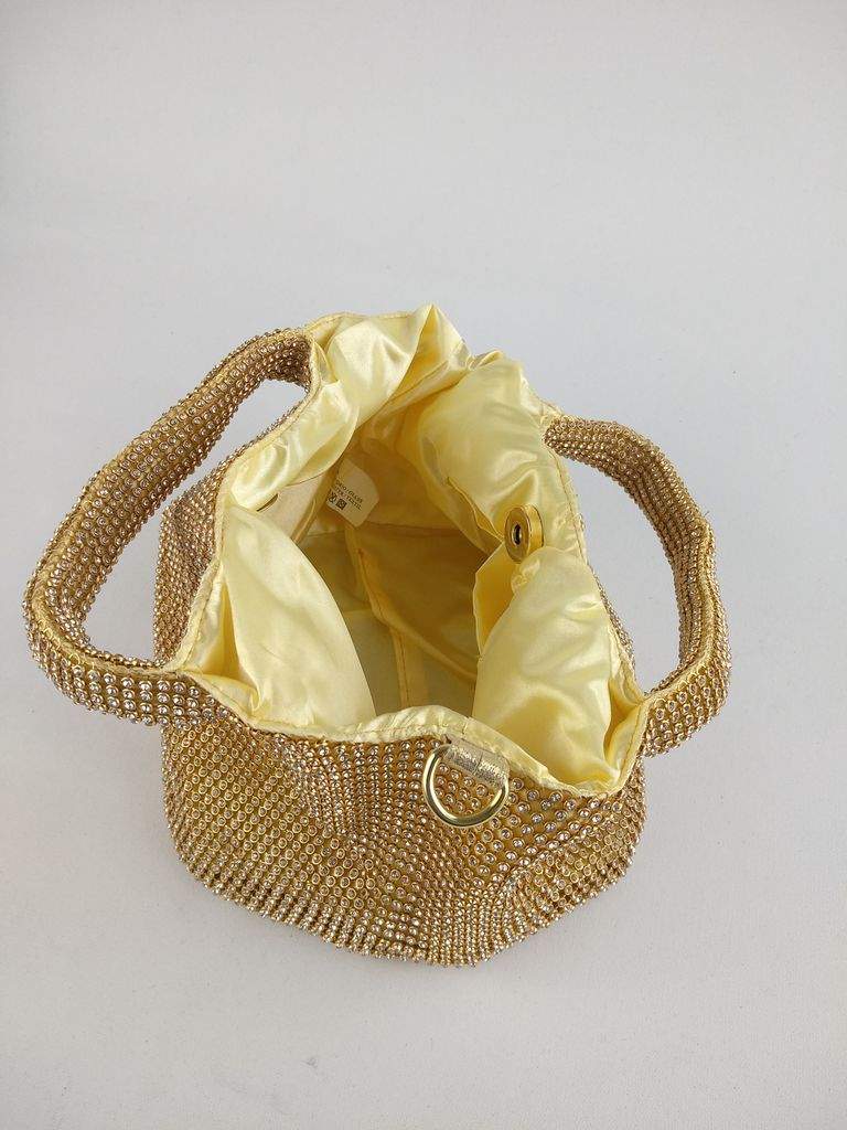 Manhattan Bolso Tote Mini Dorado - Vista Interior Dorado - Vista Interior