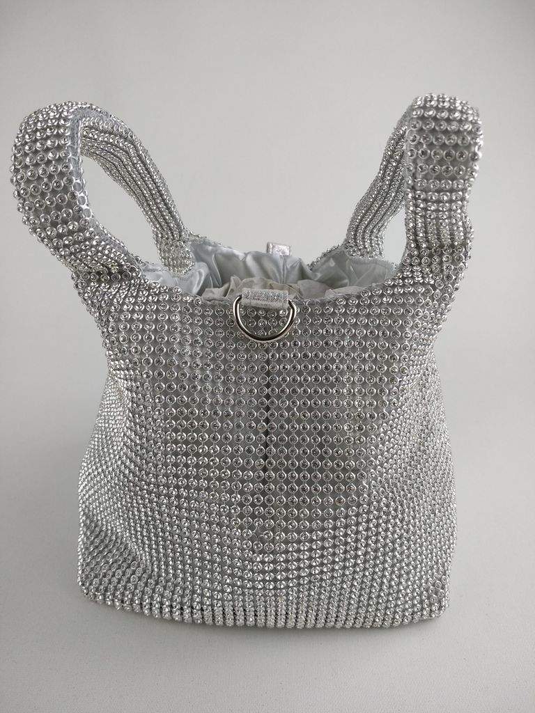 Manhattan Bolso Tote Mini Plata - Vista Lateral Plata - Vista Lateral