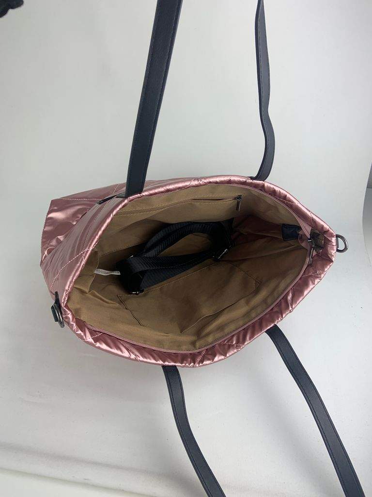 Stellare Bolso Shopper Rosa - Vista Interior sin Asa Larga Rosa - Vista Interior sin Asa Larga