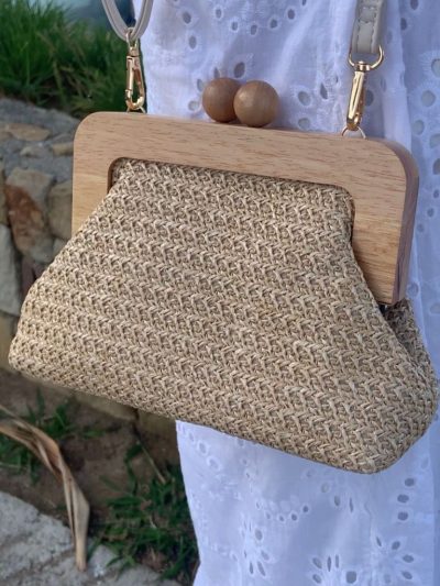 Bolso Bandolera Rafia