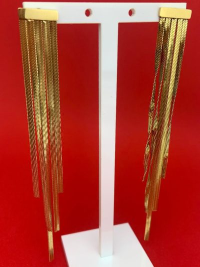 Cadenas Luminosas – Pendientes largos con cadenas