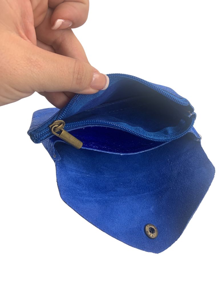 monedero piel mujer azul interior 1 monedero piel mujer azul interior 1