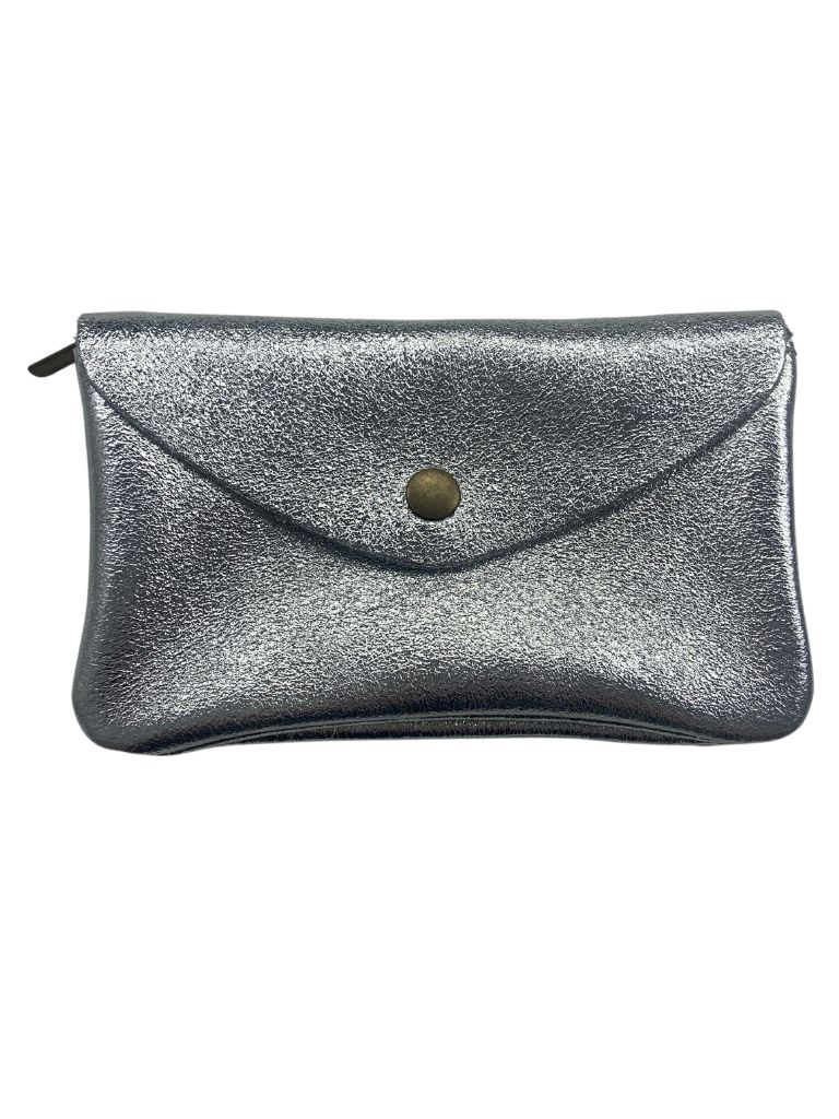 monedero piel mujer plata monedero de piel para mujer color plata