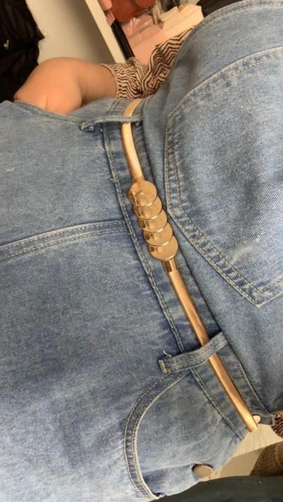 Cinturón Ajustable Color Oro ref. M0061