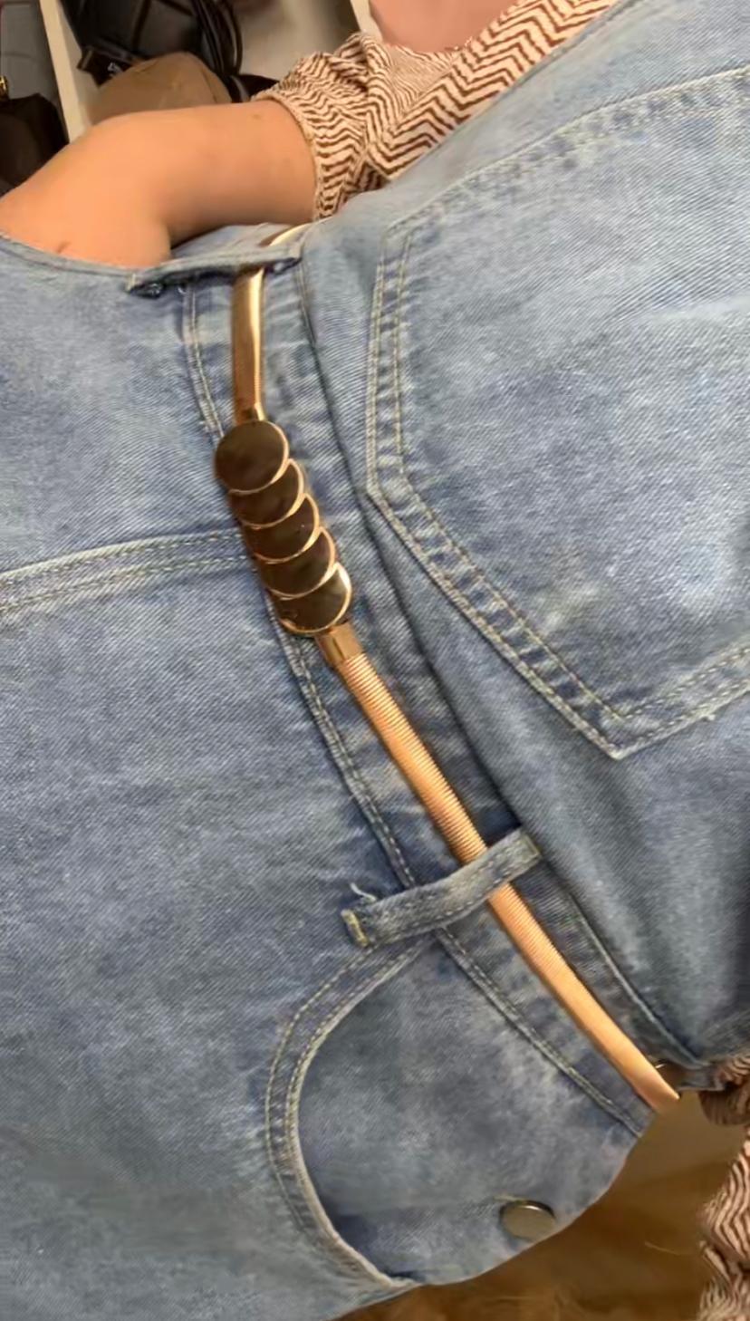 Cinturón Ajustable Color Oro ref. M0061