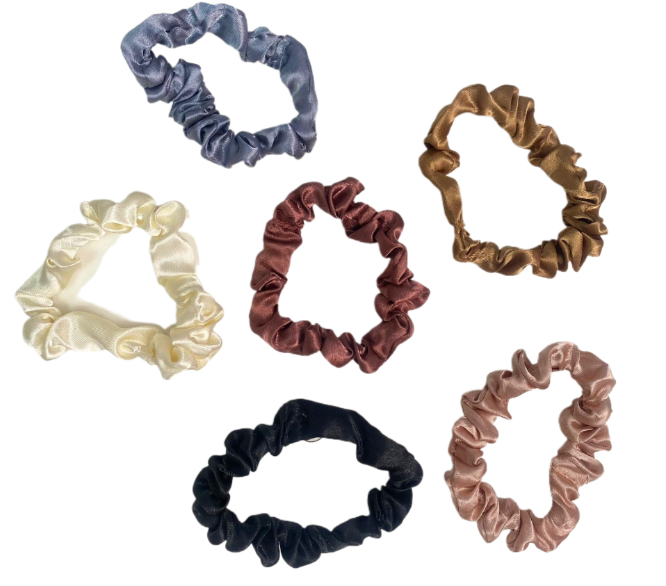 Coleteros de Seda Suave para el Pelo - Pack de 6 unidades