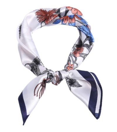 Pañuelo pequeño de Seda Cuadrado de 55 cm ref. M0119