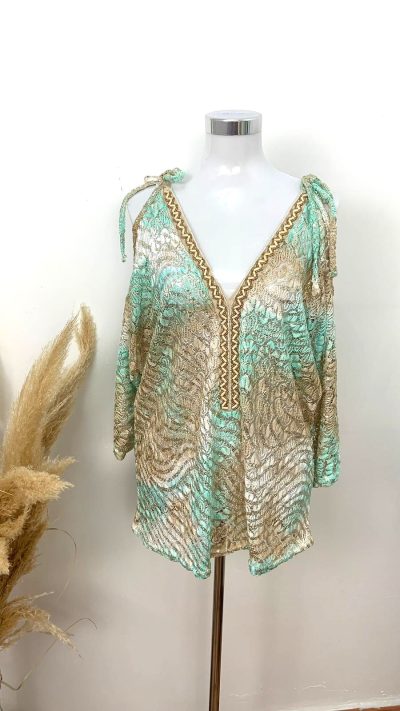 Blusa Brillo – Blusa París Verde Agua