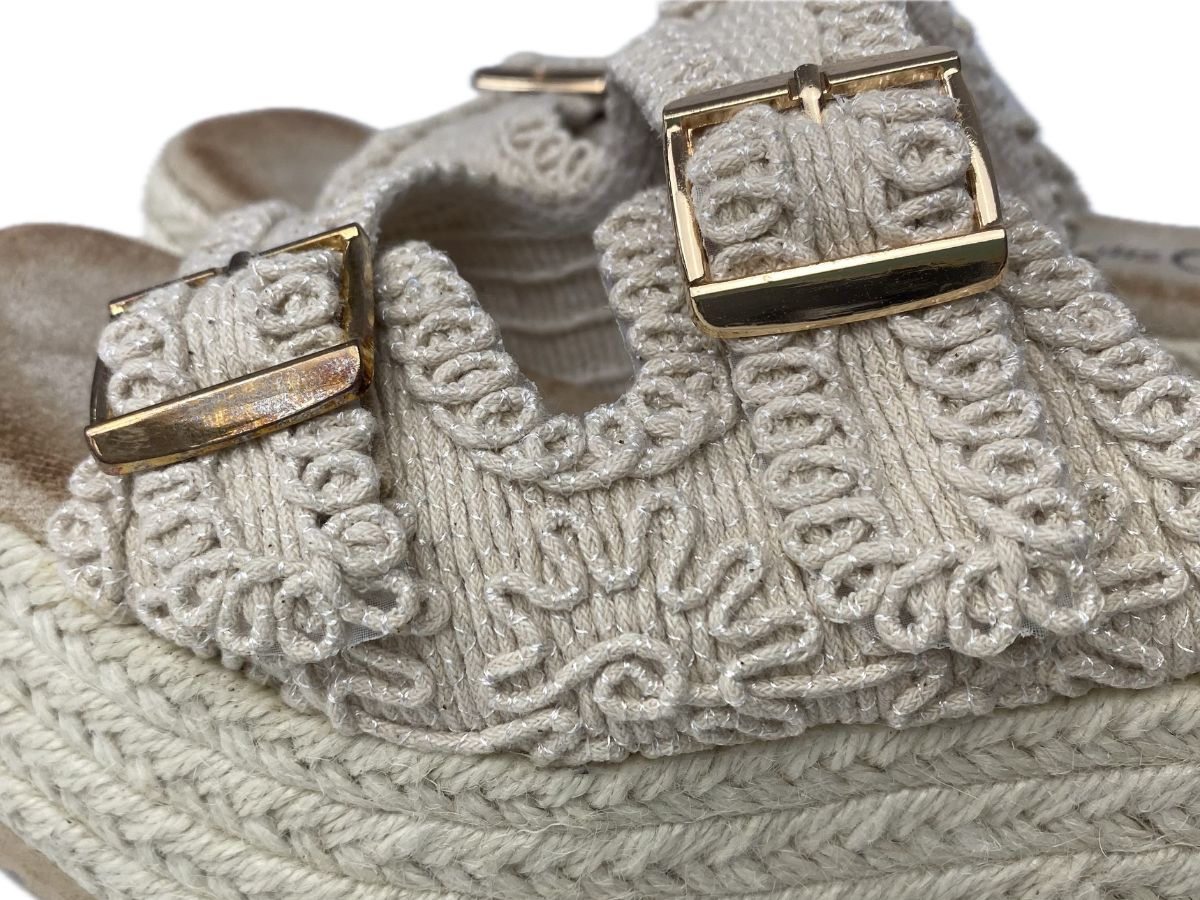 Cuñas de Esparto de 9 cm con anchura de pie ajustable - DETALLES