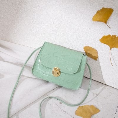 Mini Bolso Bandolera Cocodrilo Verde