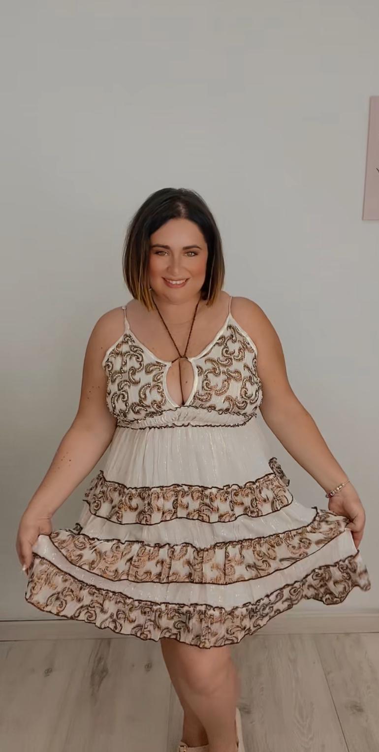 Vestido Jaén - de frente al vuelo