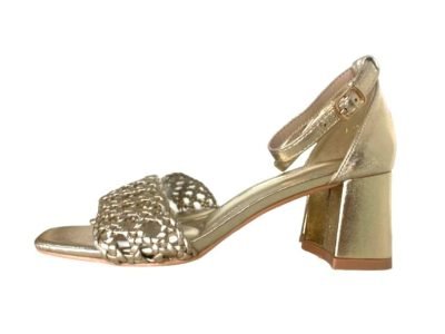 Zapato de Tacón de 6 cm color Dorado