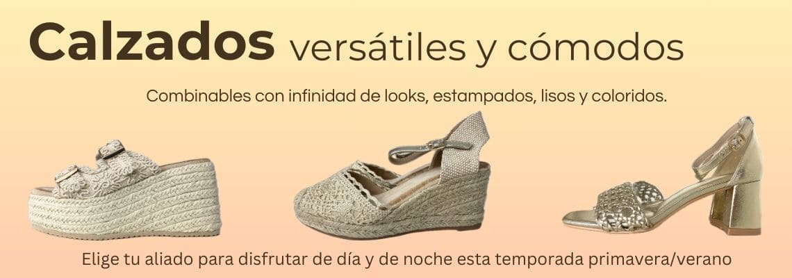 Calzados de mujer combinables, versatiles y comodos