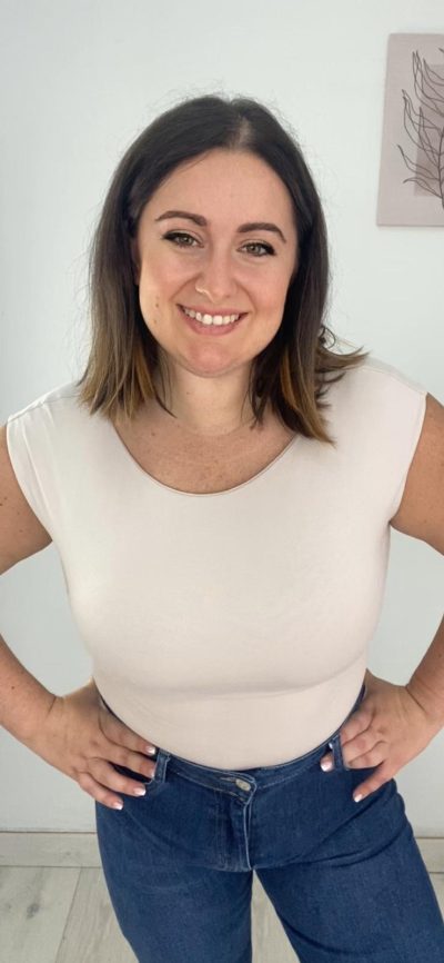 Camiseta Básica manga mini talla única color beige