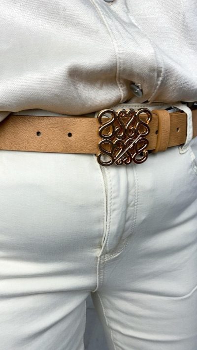 Cinturón LW camel claro